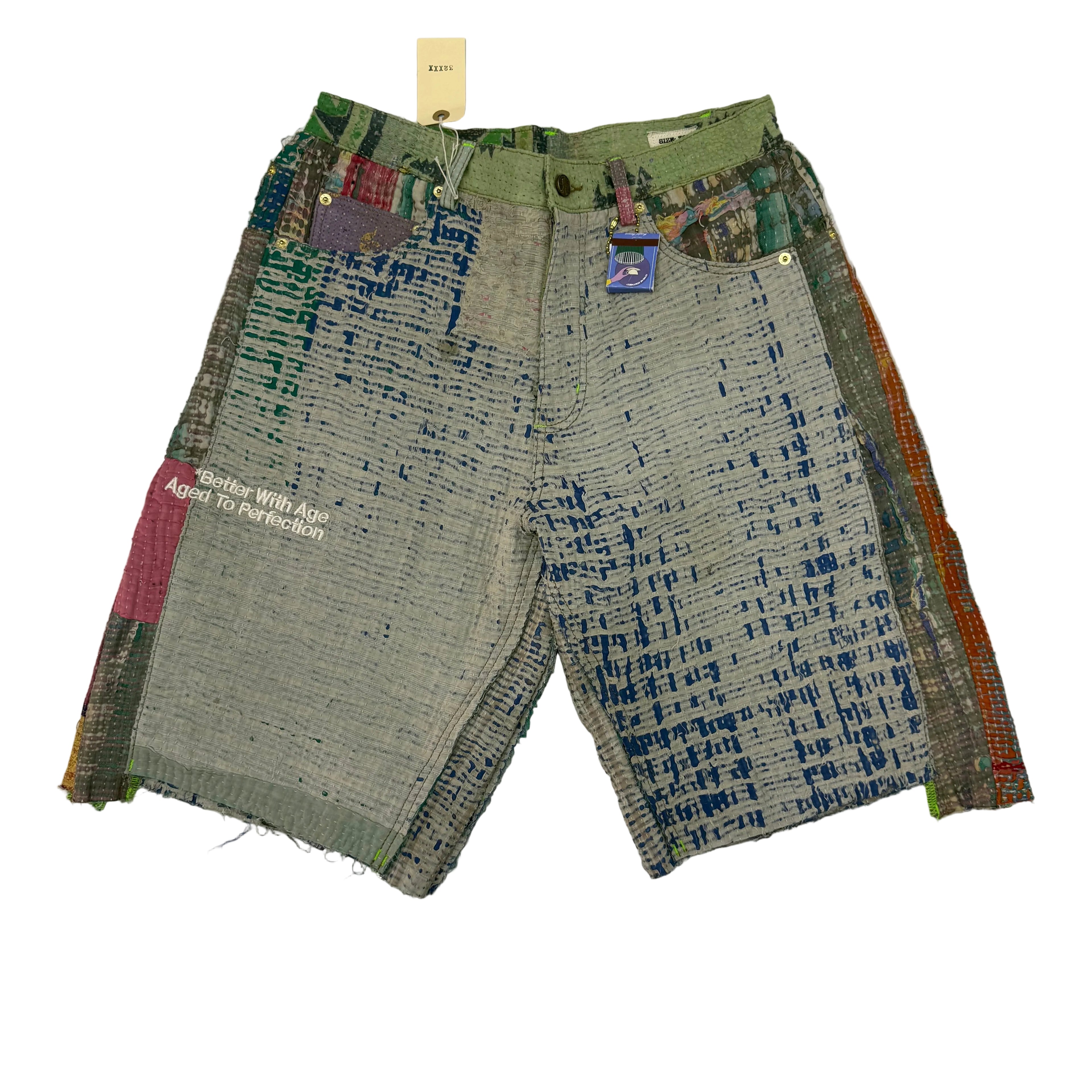 Better With Age ‘Issac Quilted’ Multicolor Shorts