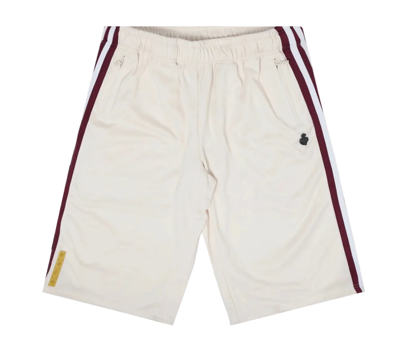 When Smoke Clears ‘Heartwear’ Track Shorts Cream/ Burgundy