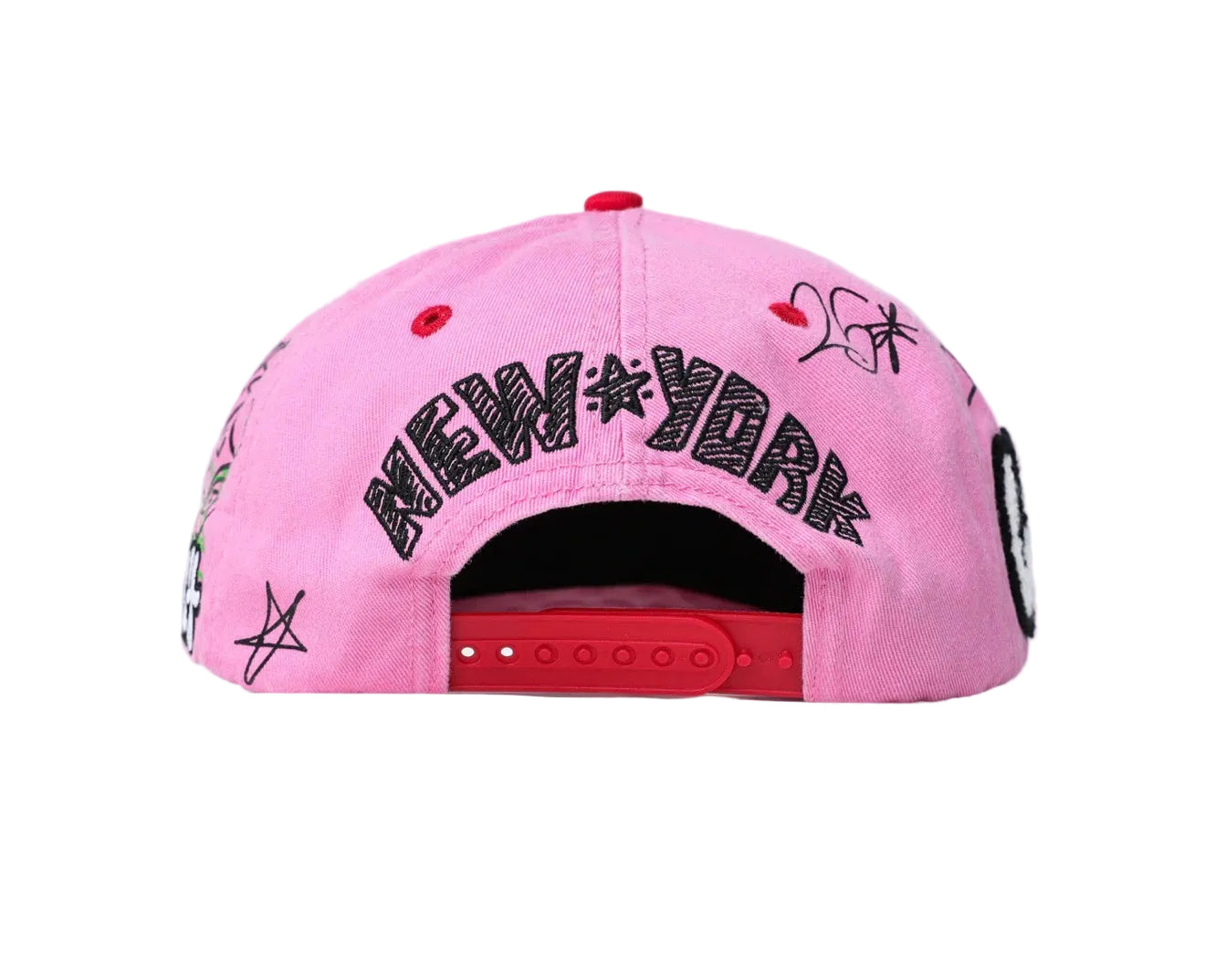 Lost Intricacy ‘Canva NY’ Hat Pink