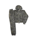 Lost Intricacy Rhinestone Sweatsuit - Grey