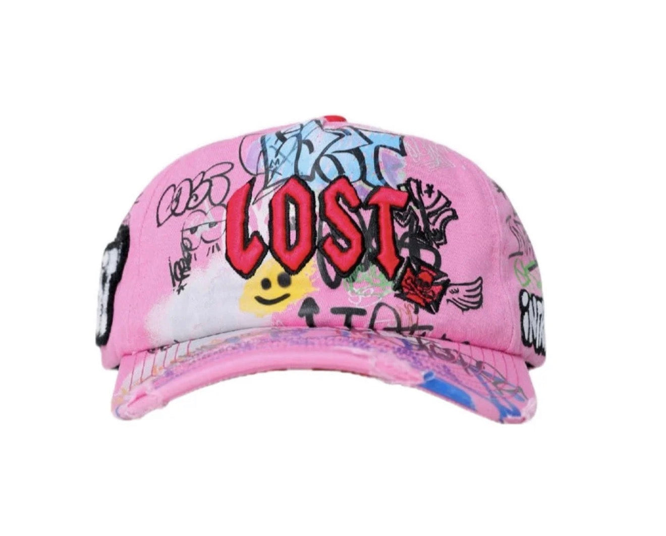 Lost Intricacy ‘Canva NY’ Hat Pink