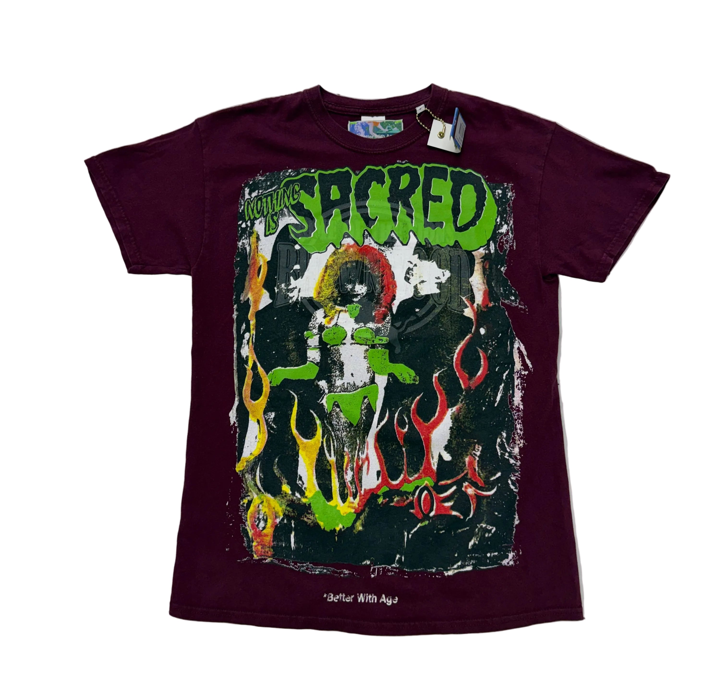 Better With Age SS26 ‘Sacred’ Tee Burgundy