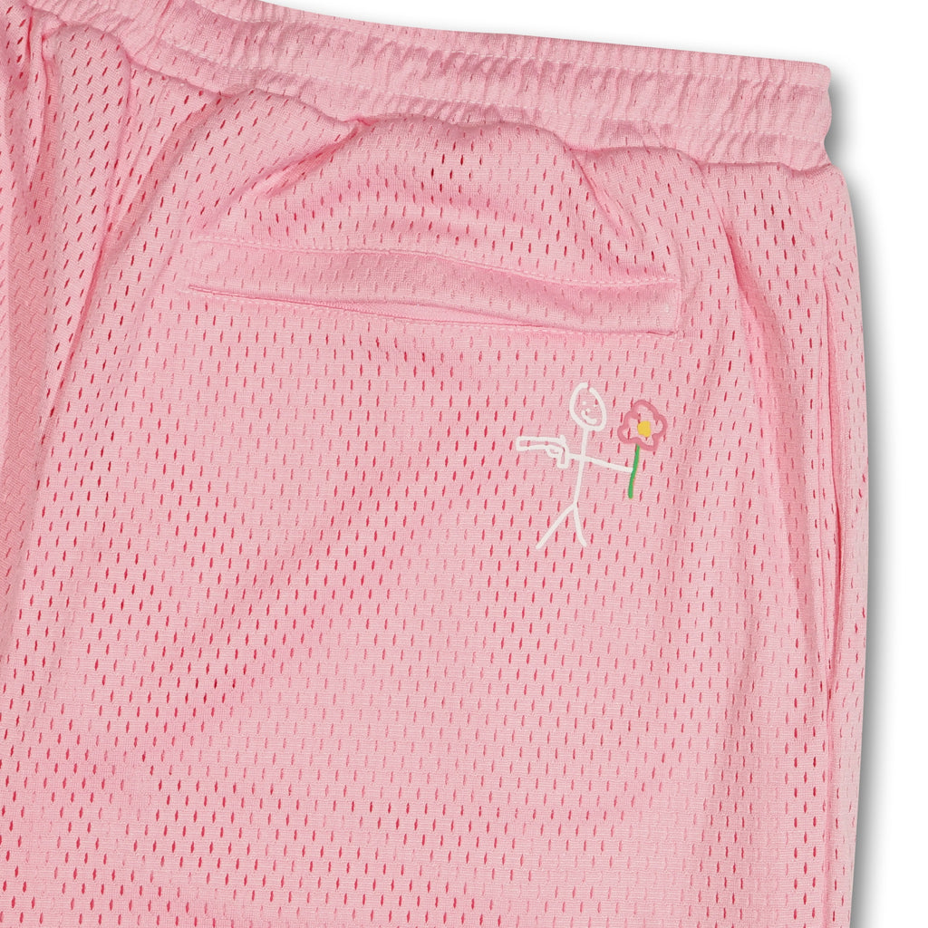 Why Not Mesh Shorts ‘Logo’ Pink