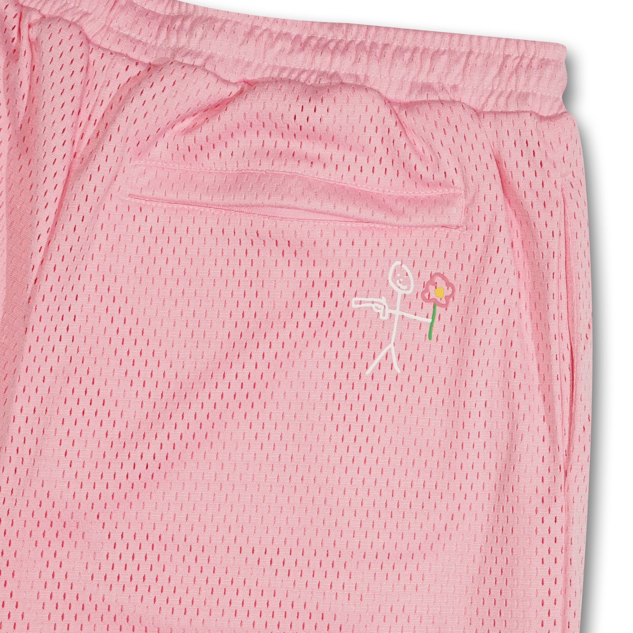 Why Not Mesh Shorts ‘Logo’ Pink