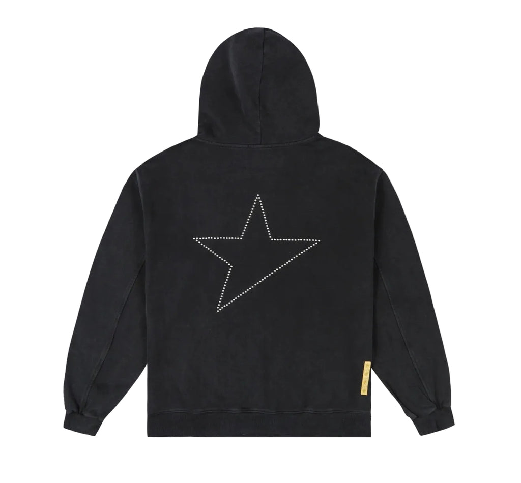 When Smoke Clears ‘Work Out Crew Studded’ Hoodie Pull Over Black