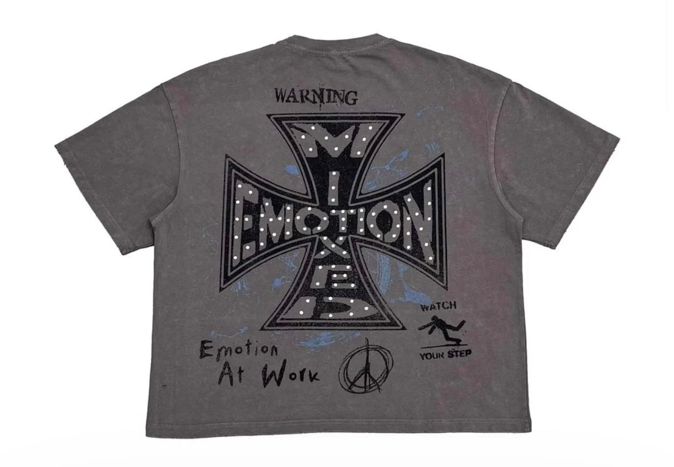 Mixed Emotions Grey Friends Tee