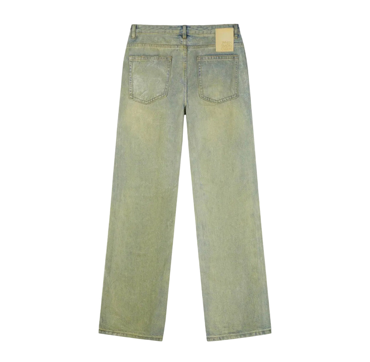 When Smoke Clears ‘Waxed’ Jeans Olive