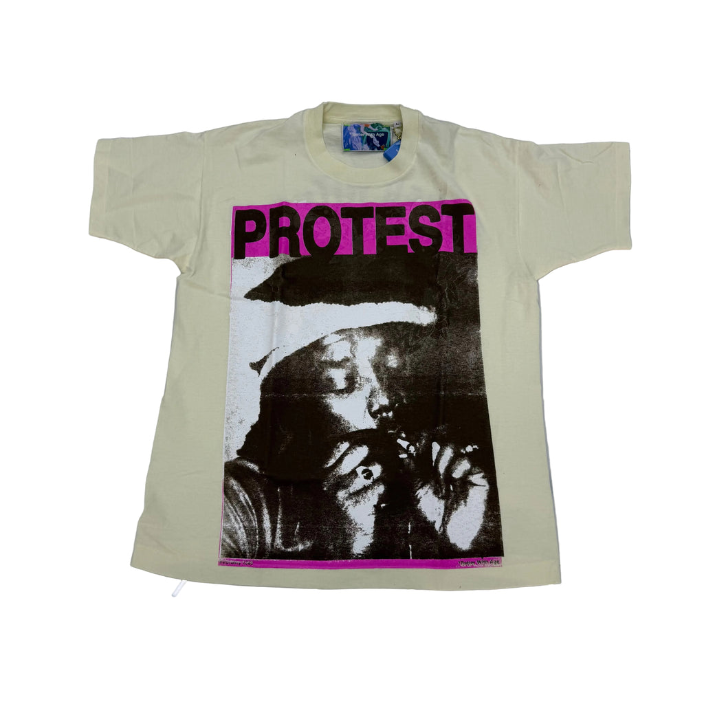 Better With Age SS26 ‘Protest’ Tee Tan Pink