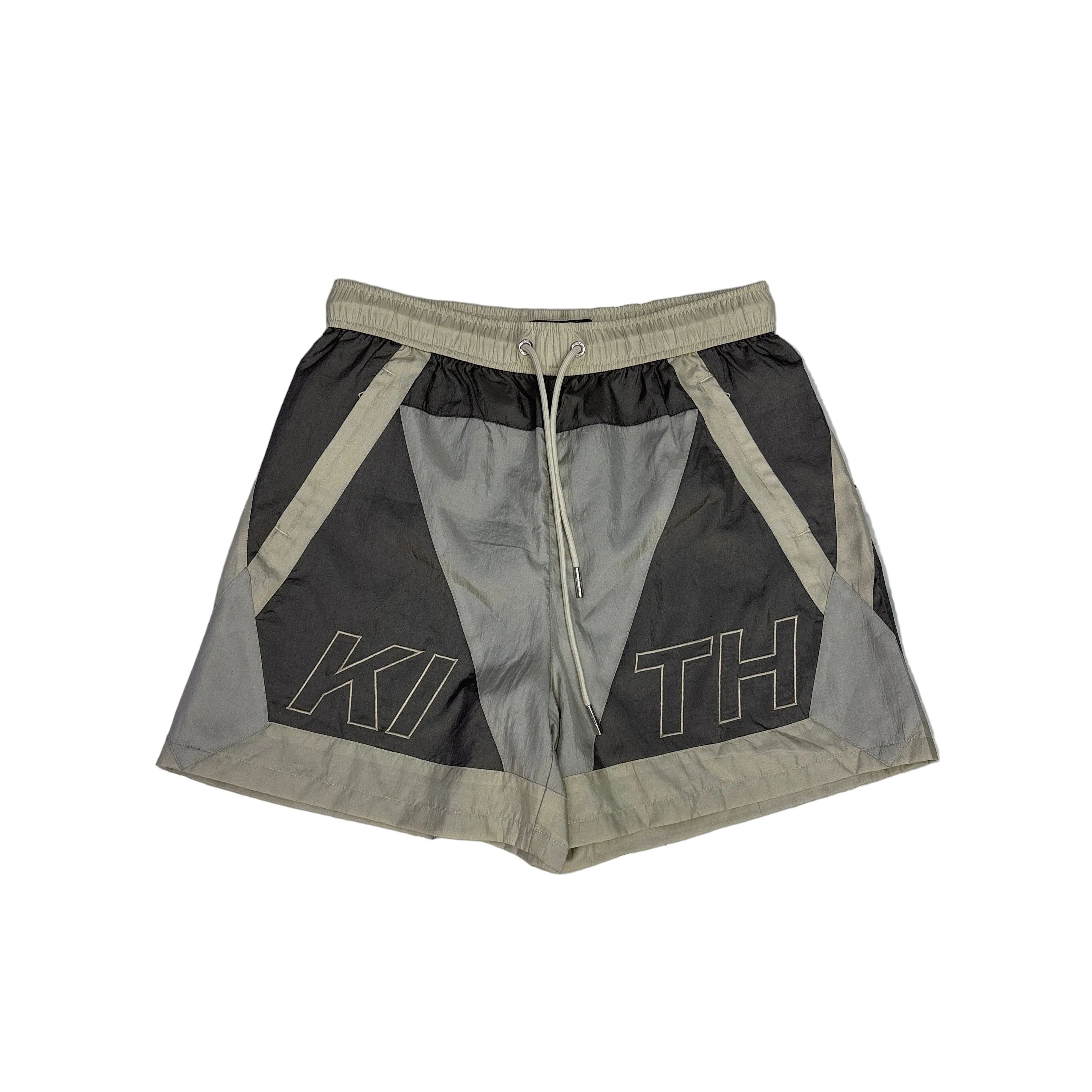 Kith Turbo Shorts Nylon Grey/Cream