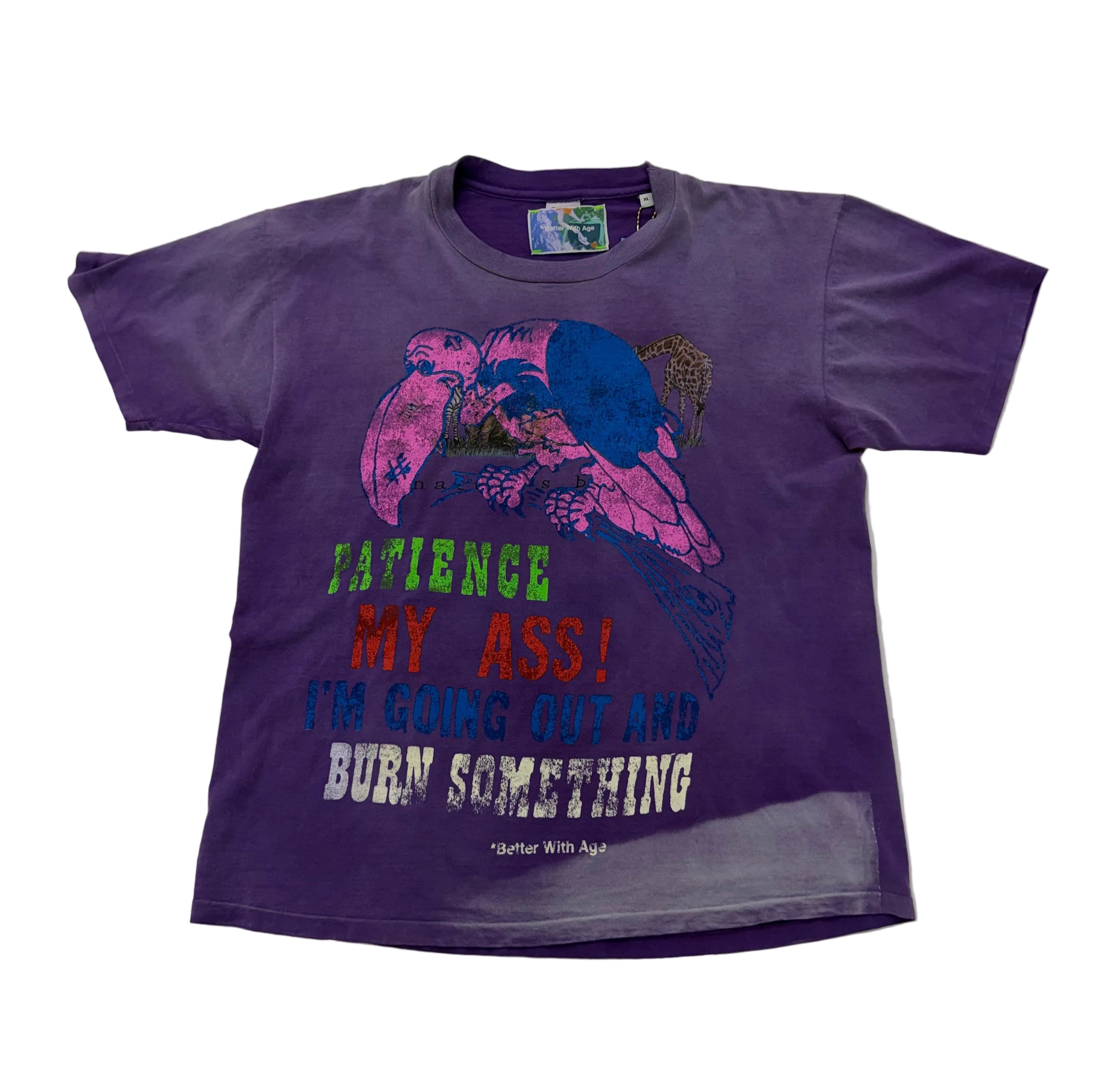 Better With Age ‘Patience My Ass’ Tee Purple