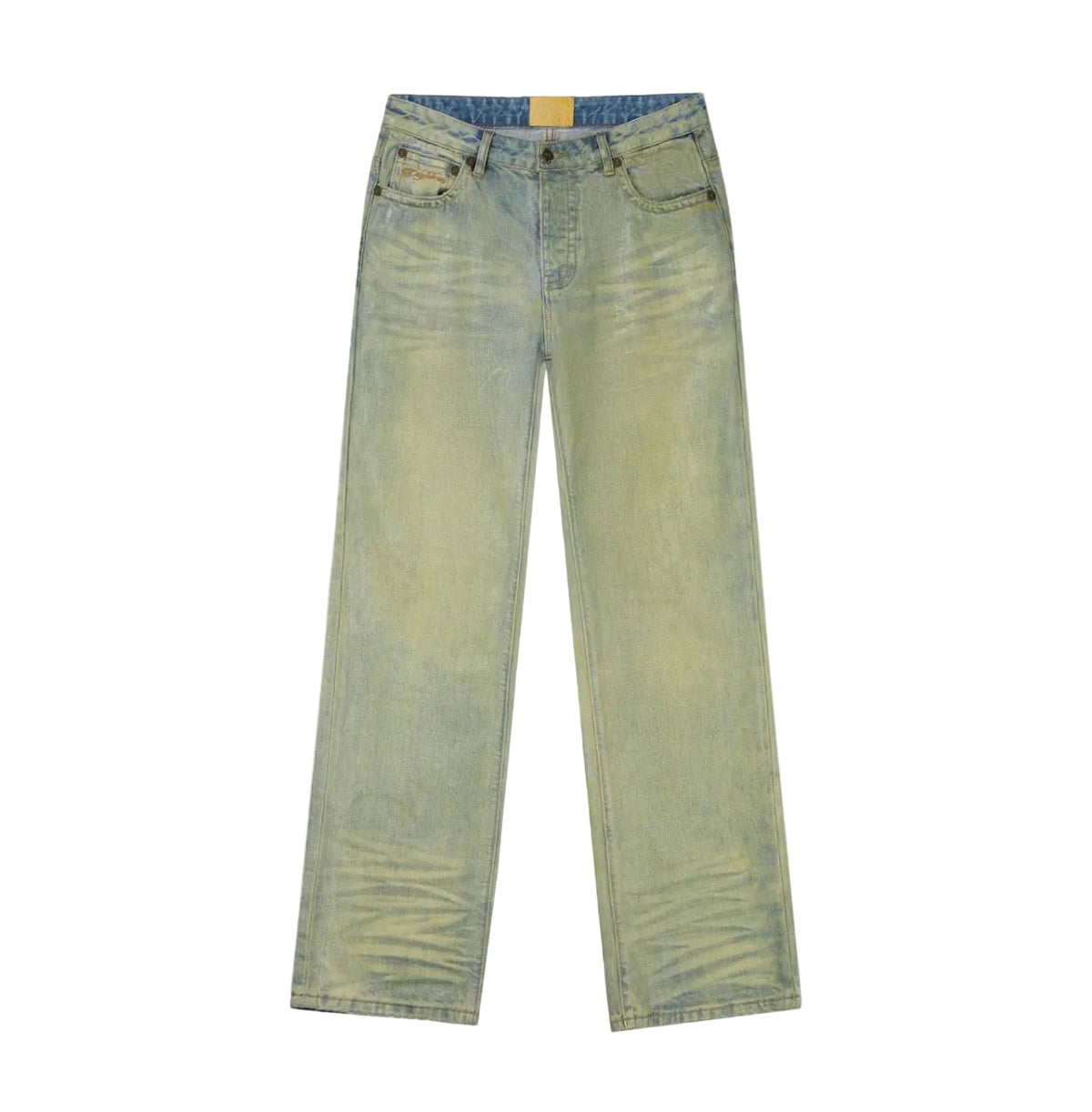When Smoke Clears ‘Waxed’ Jeans Olive