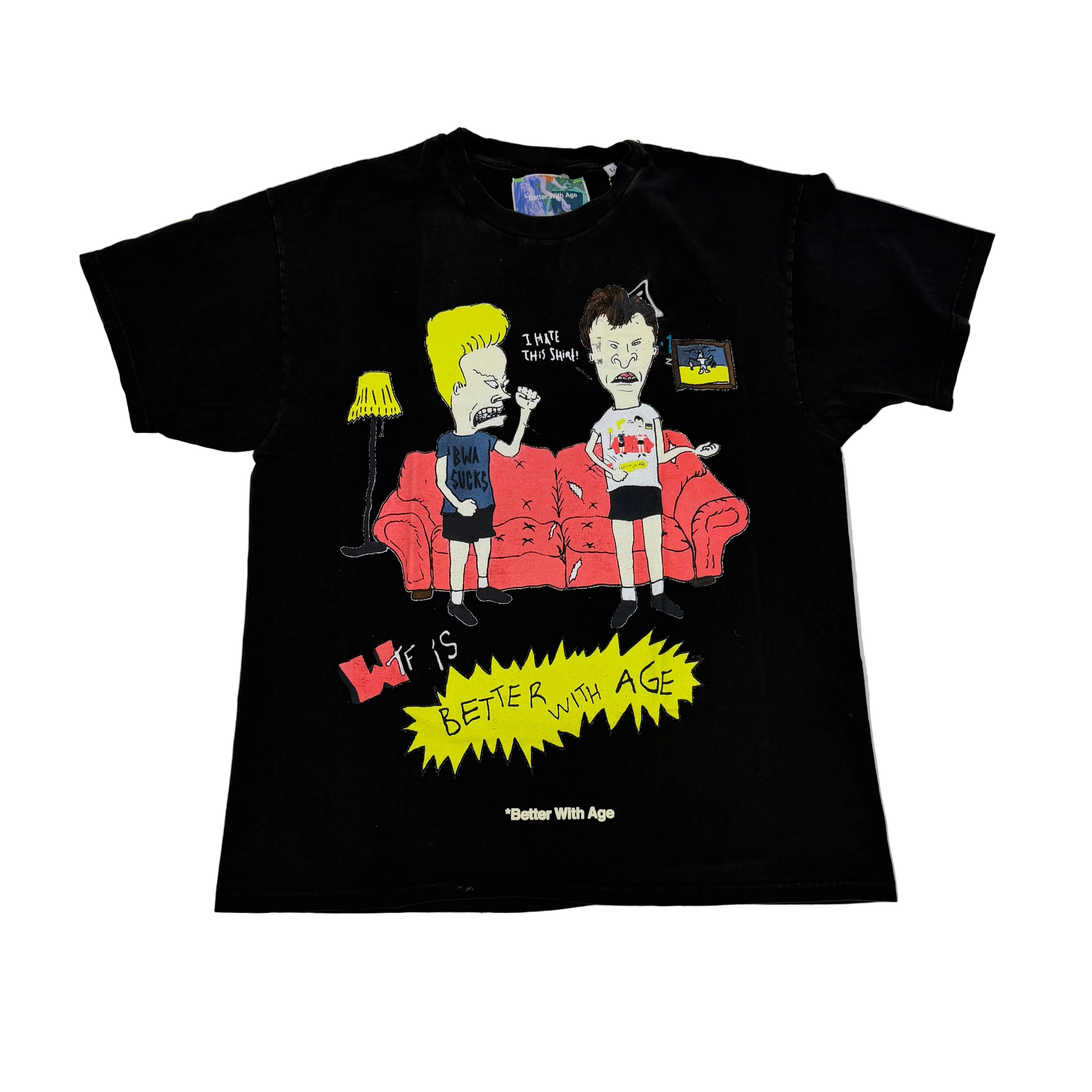 Better With Age SS26 ‘Beavus & Butthead’ Tee Red