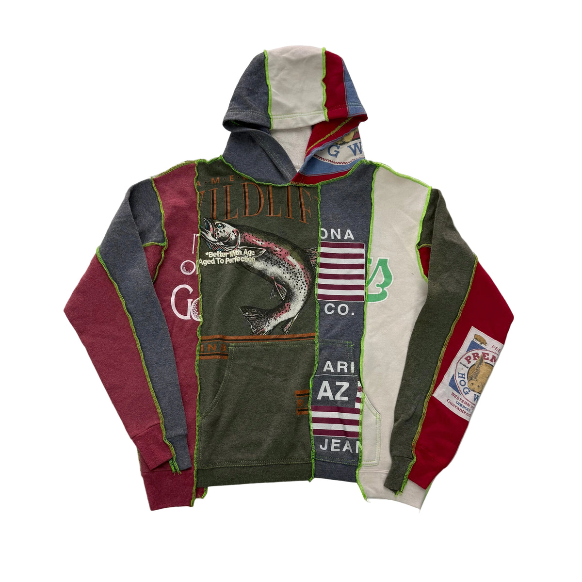 Better With Age '5 Panel Hoodie' Multicolor Hoodie