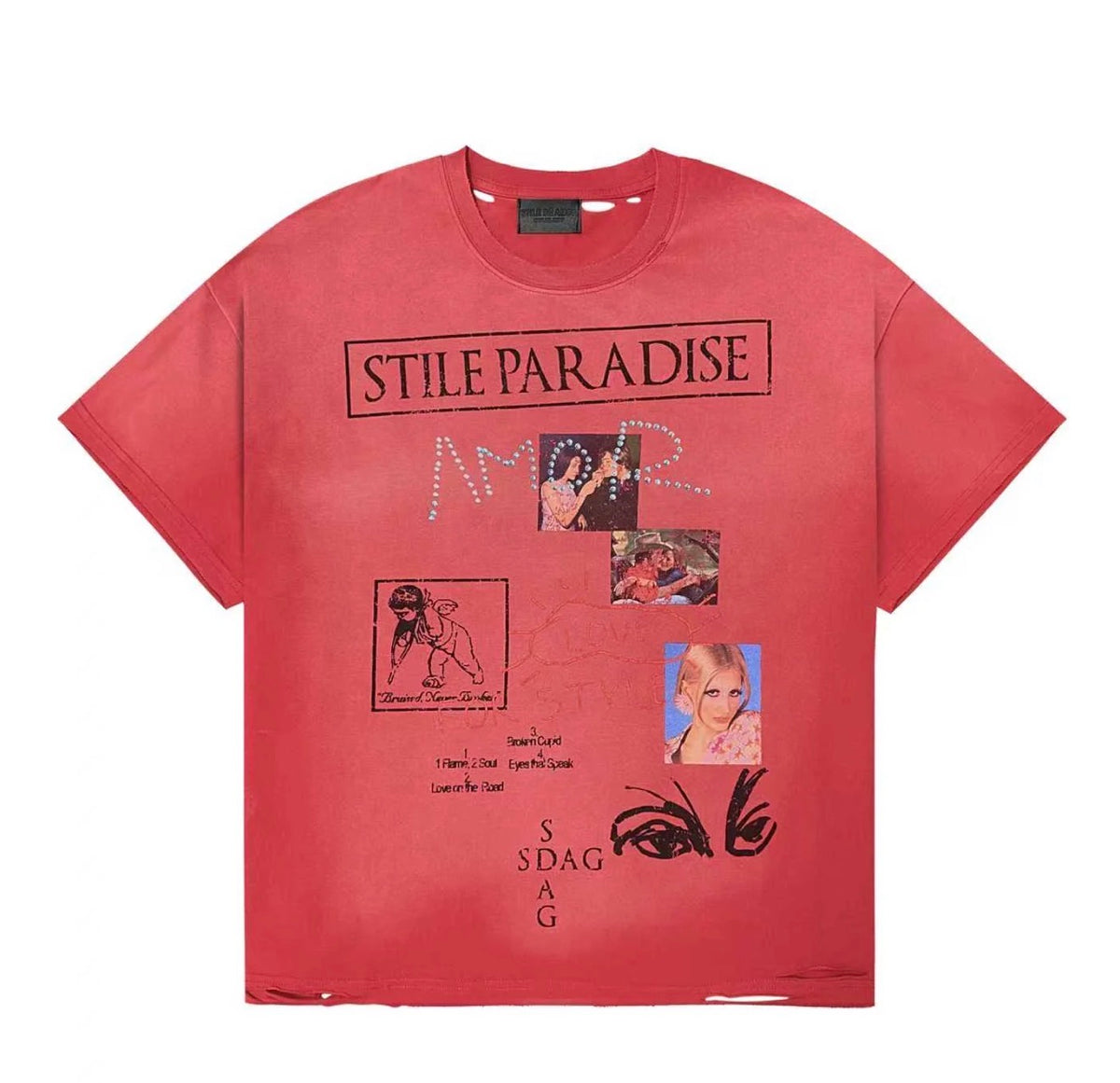 Stile De Amor ‘Paradise’ Tee Red
