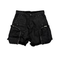 Rick Owens Drkshdws Black Temple Bauhaus Shorts