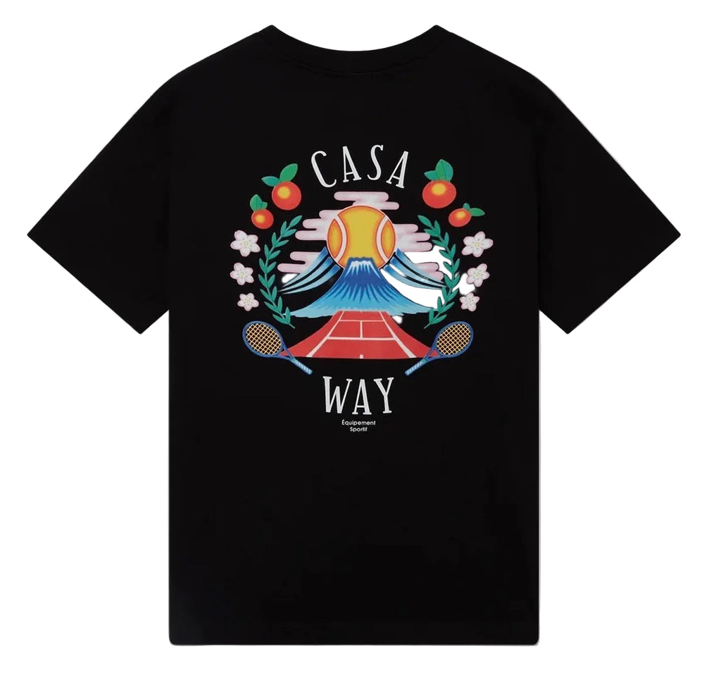 Casablanca Casa Way Mountain Tee Black
