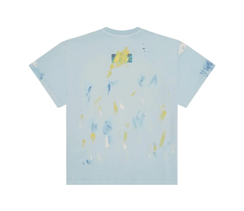 When Smoke Clears ‘Paint Thrashed’ Tee Blue