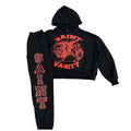 Saint Vanity ‘Griffin’ Sweatsuit Black/Red