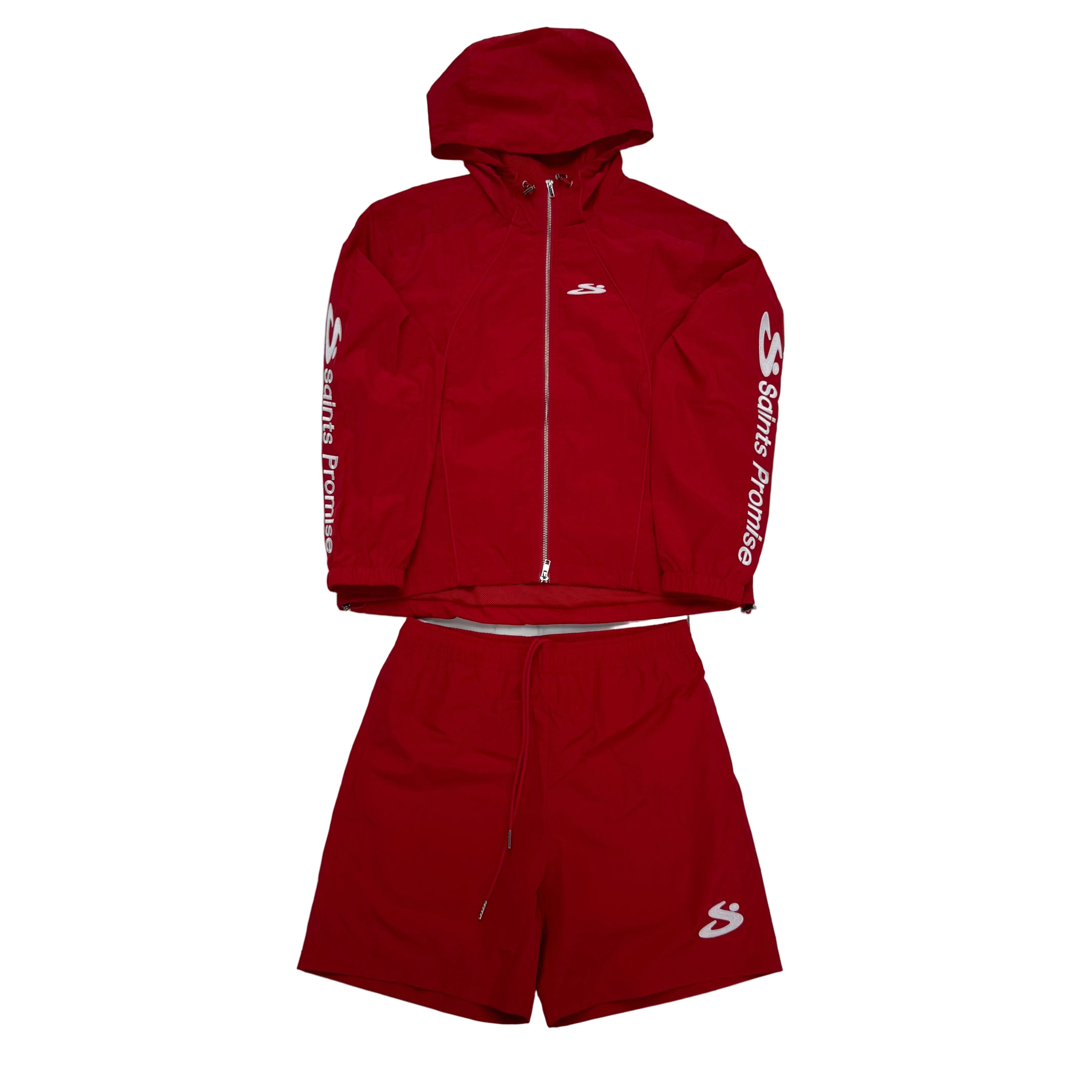 Saints Promise Red Short Set
