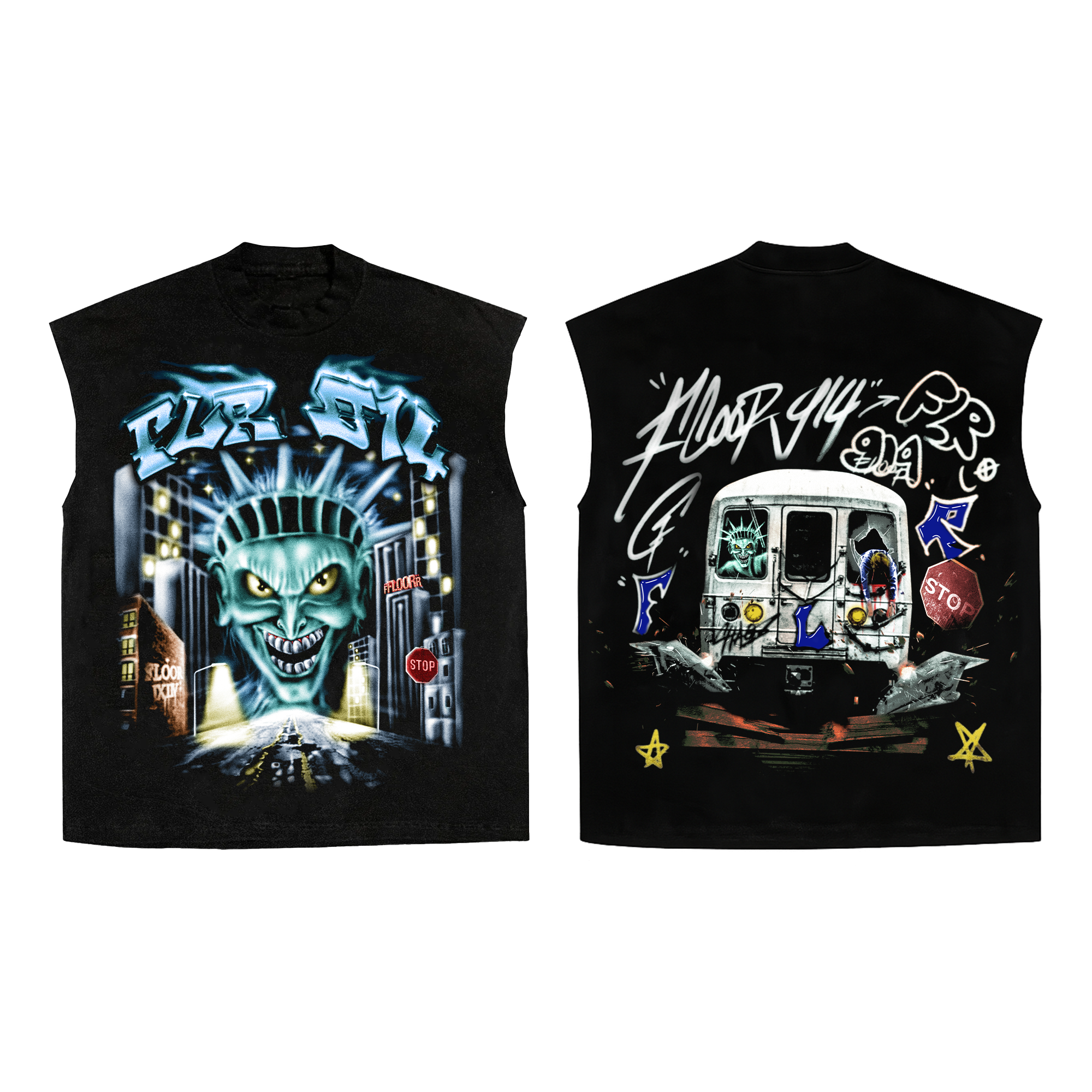 Floor 914 Clown City Sleeveless Tee