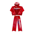 RoughPlay Zip Up Sweatsuit Red/Blue