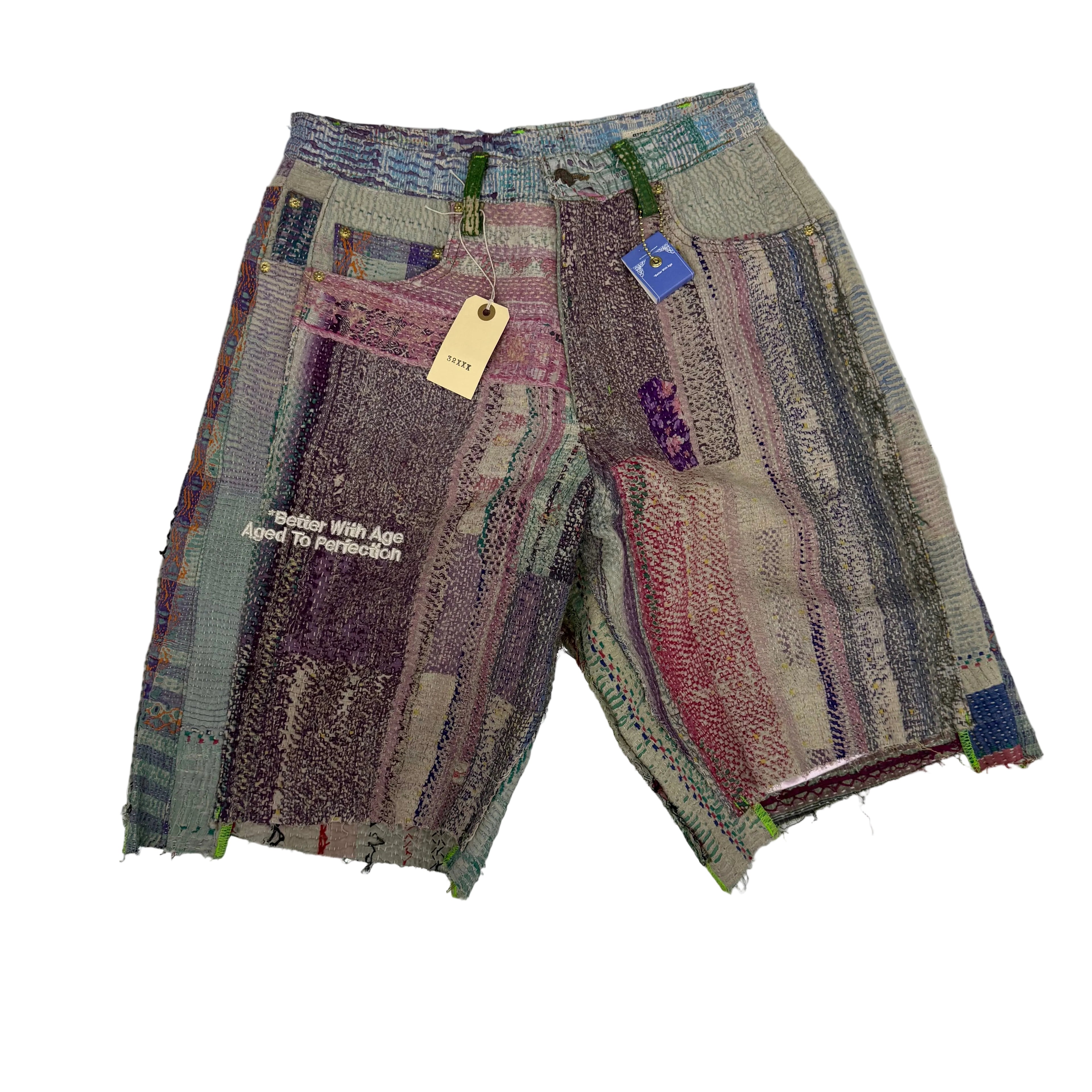 Better With Age ‘Issac Quilted’ Multicolor Shorts