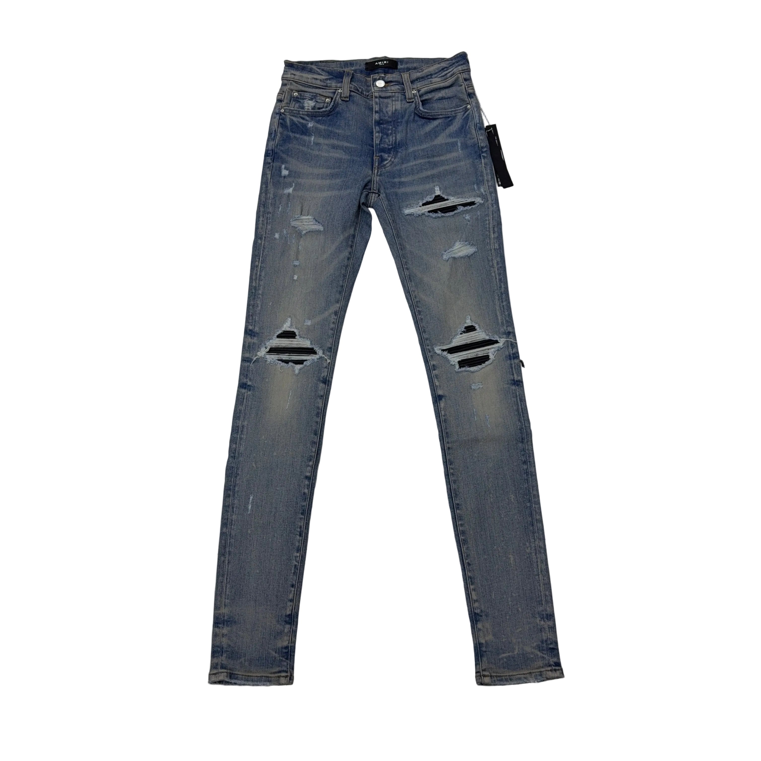 Mike Amiri Jeans Clay Indigo Black Patch MX1