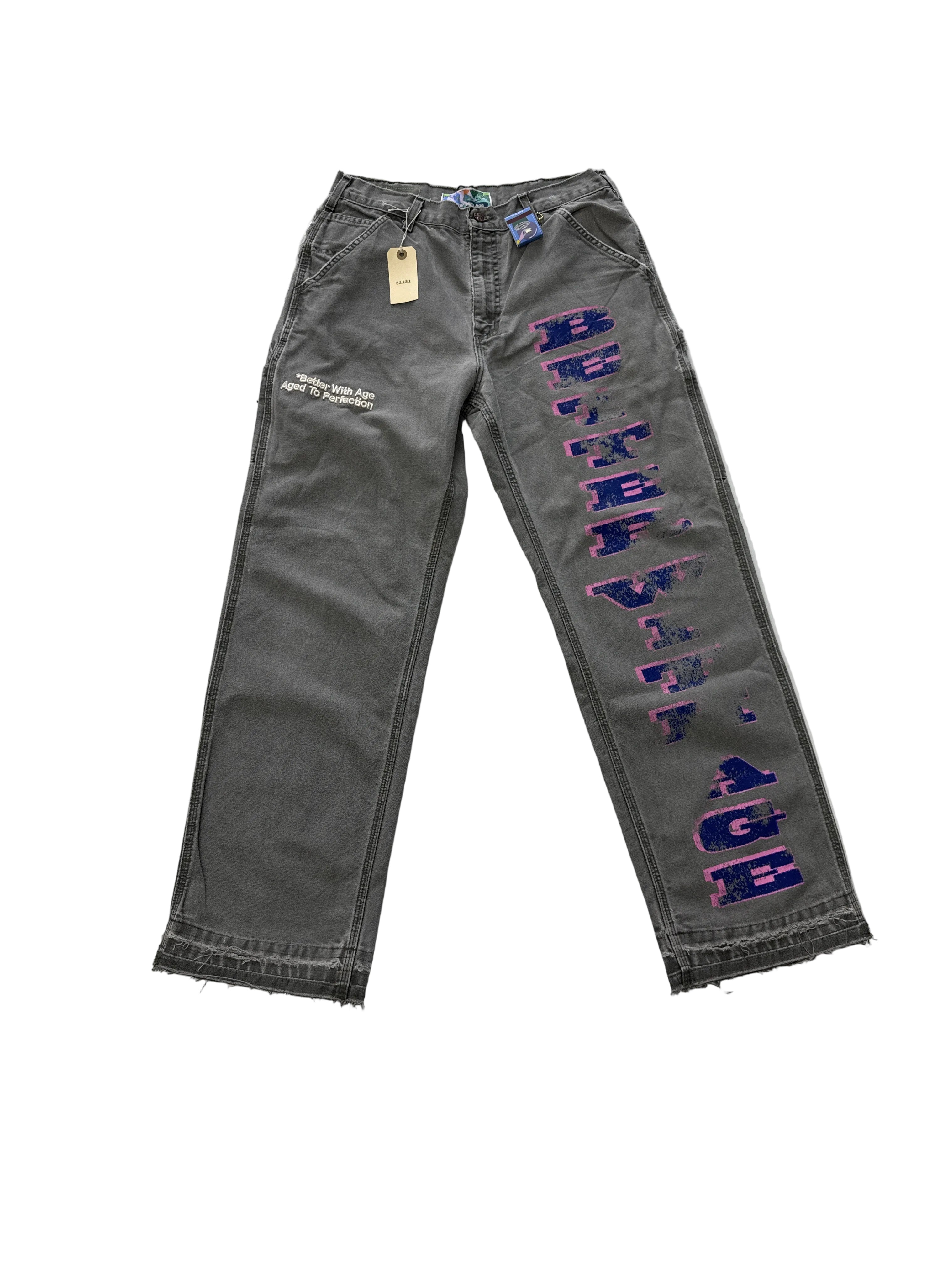 Better With Age ‘Moniker’ Grey Jeans