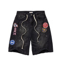 Vale Forever ‘Paradice’ Black Jean Shorts
