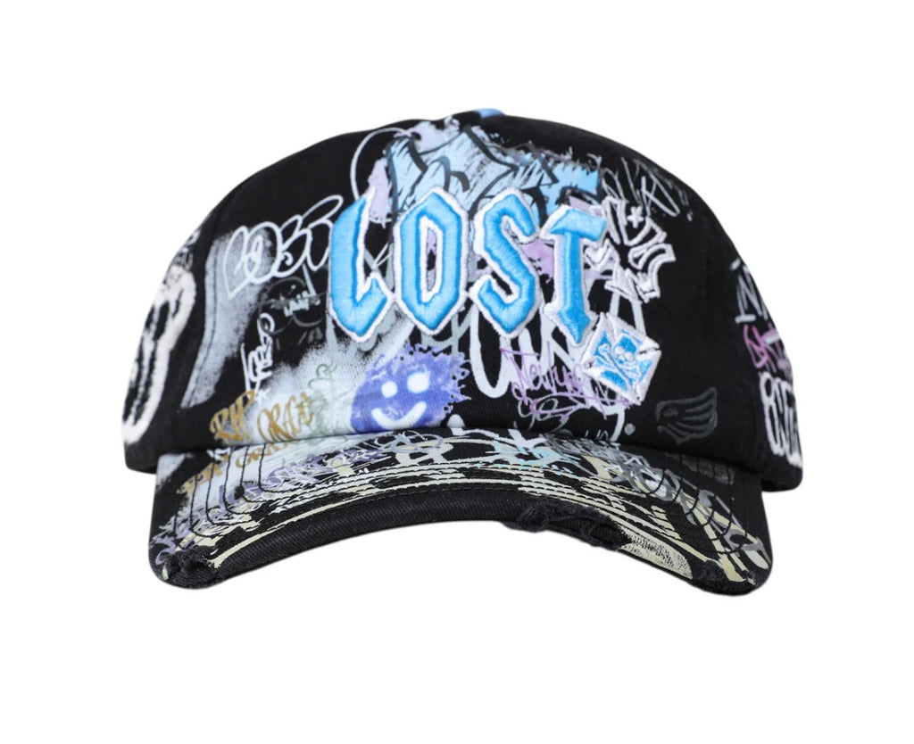 Lost Intricacy ‘Canva NY’ Hat Black