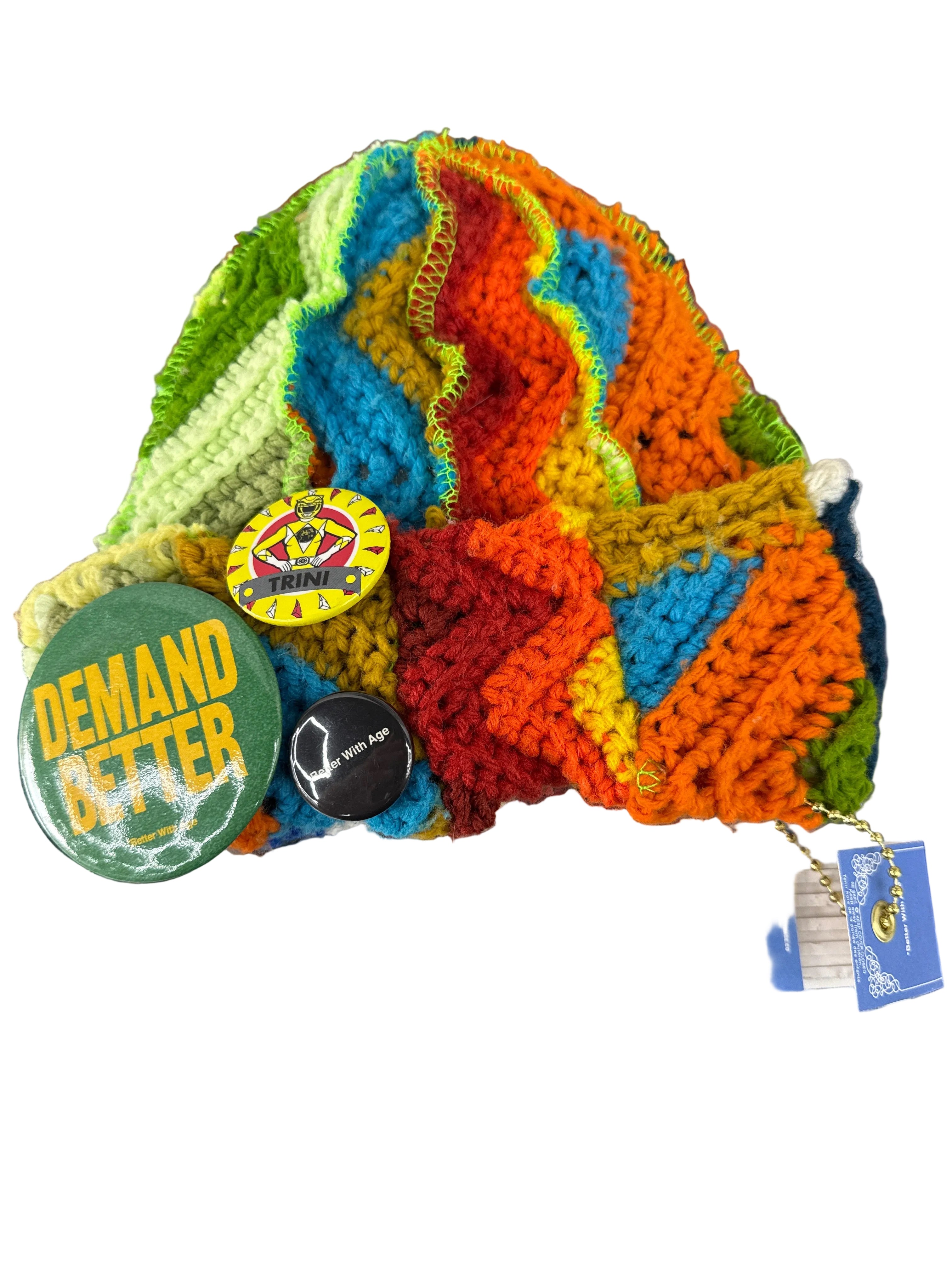 Better With Age Pin Beanie