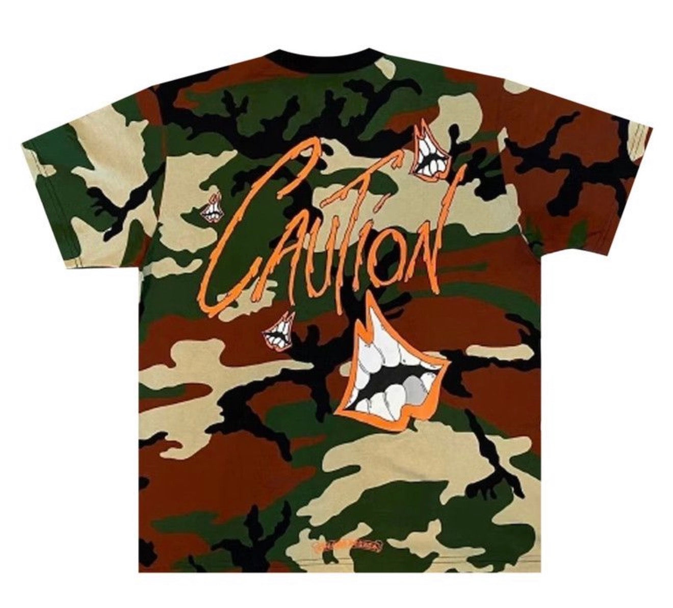 Chrome Hearts x Matty Boy Camo ‘Caution’ Tee