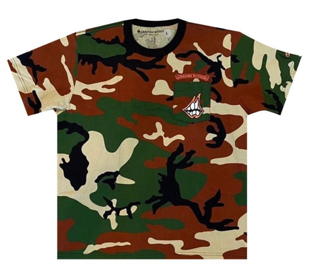 Chrome Hearts x Matty Boy Camo ‘Caution’ Tee