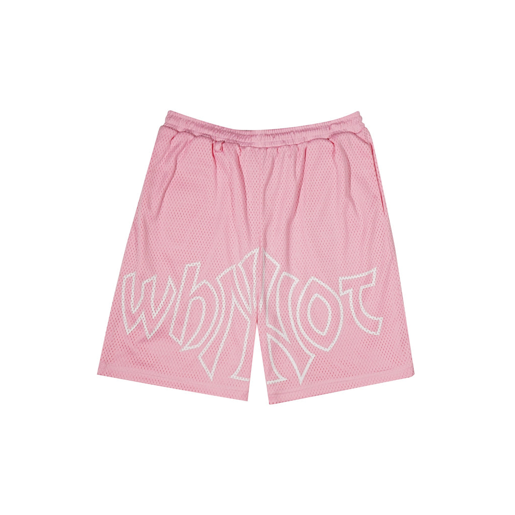 Why Not Mesh Shorts ‘Logo’ Pink