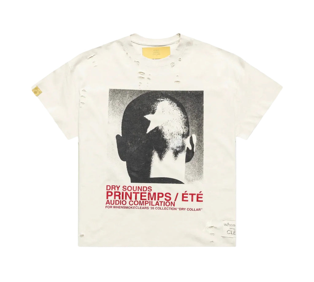 When Smoke Clears ‘Audio’ Tee Red