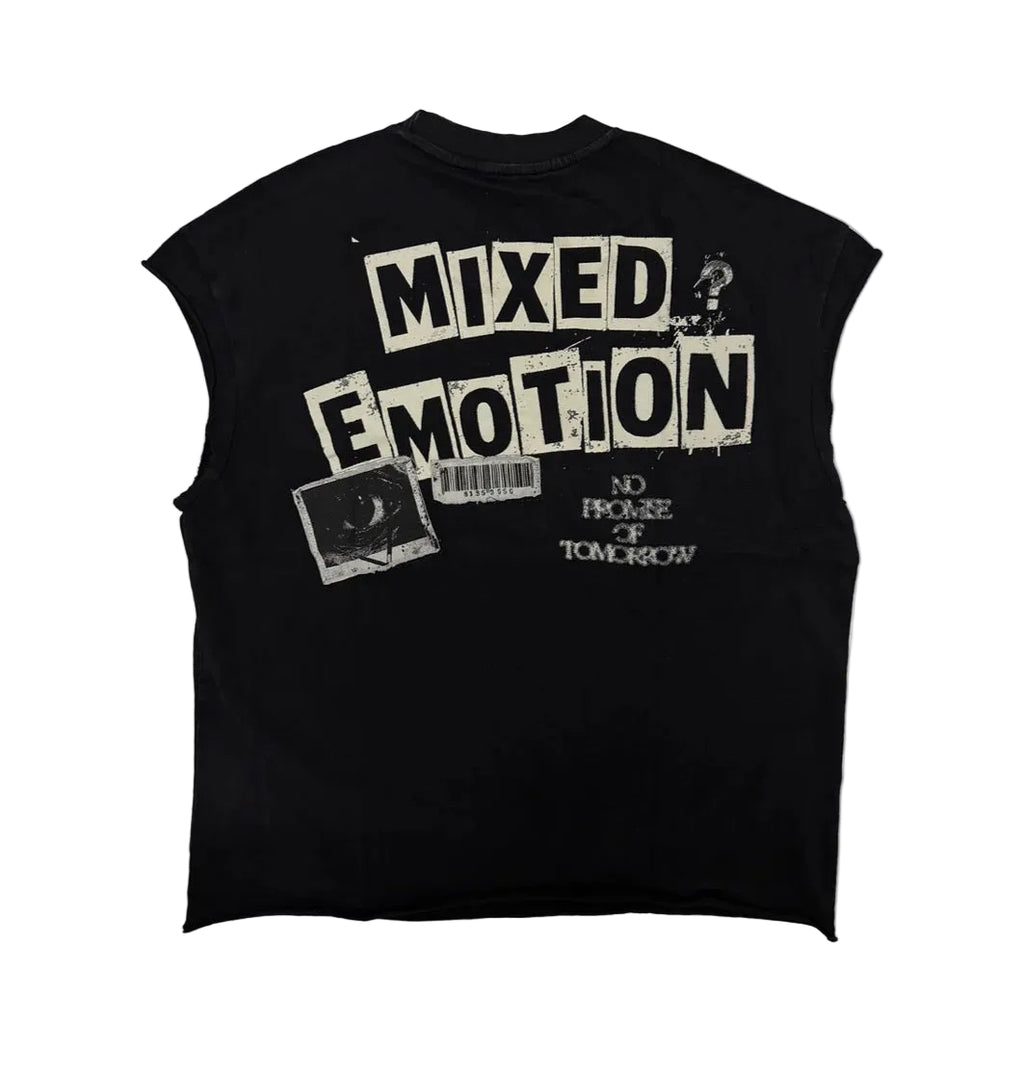 Mixed Emotions ‘Starboy’ Cut Off Tee Black