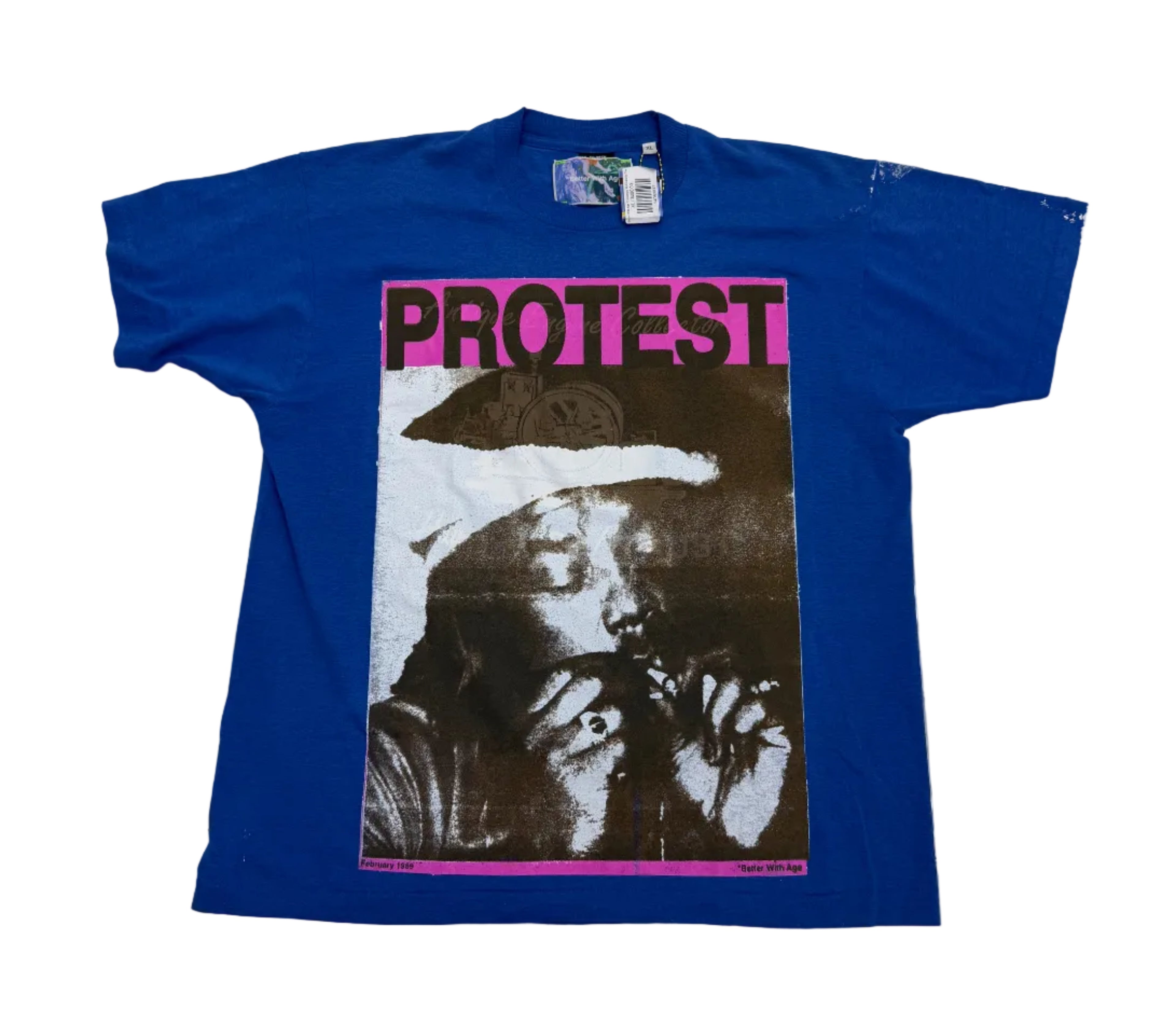 Better With Age SS26 ‘Protest’ Tee Blue