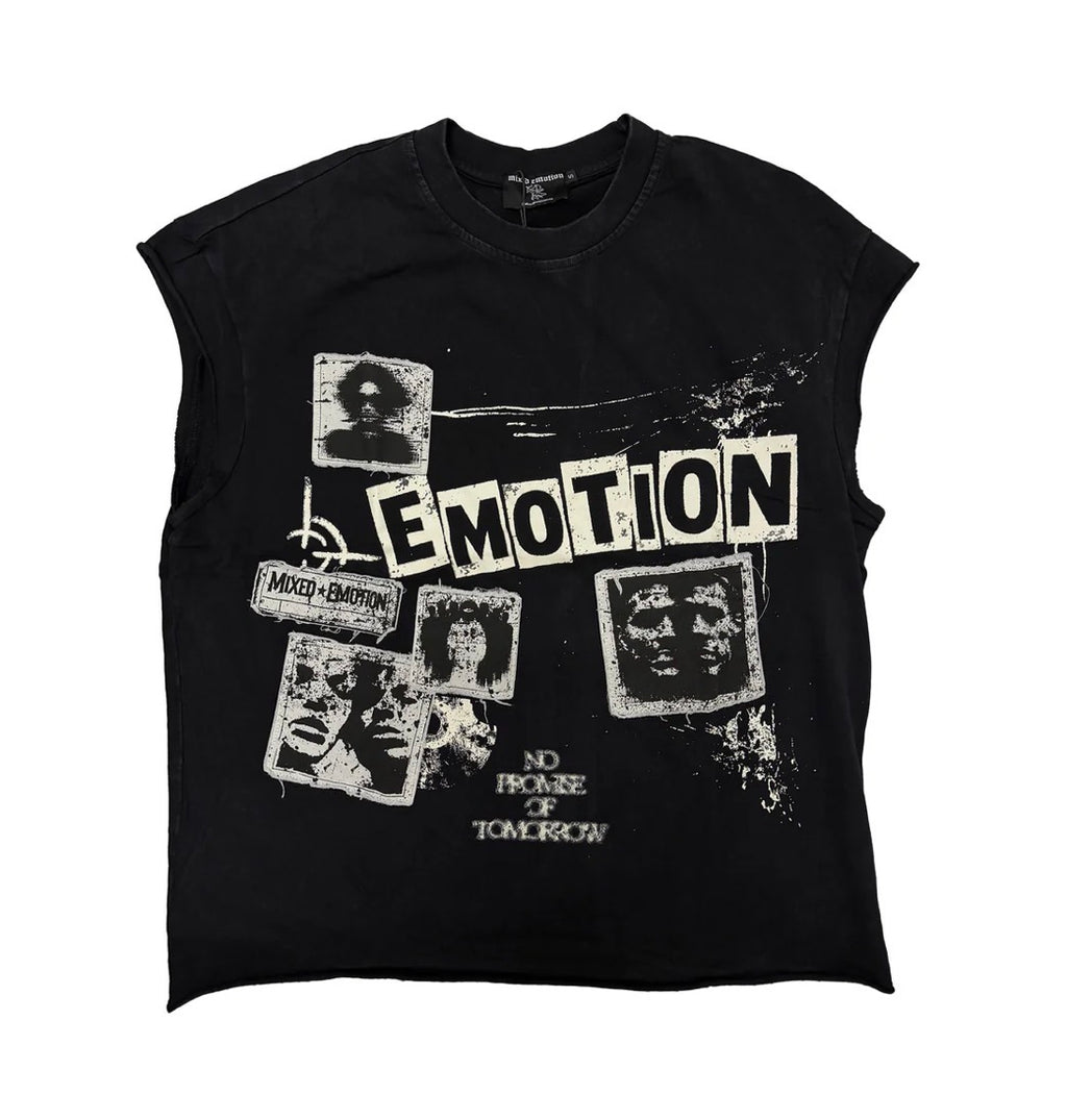 Mixed Emotions ‘Starboy’ Cut Off Tee Black