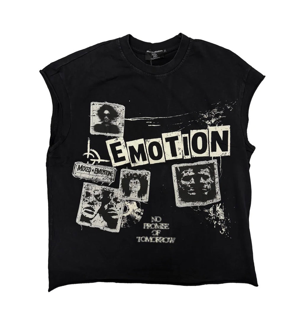 Mixed Emotions ‘Starboy’ Cut Off Tee Black