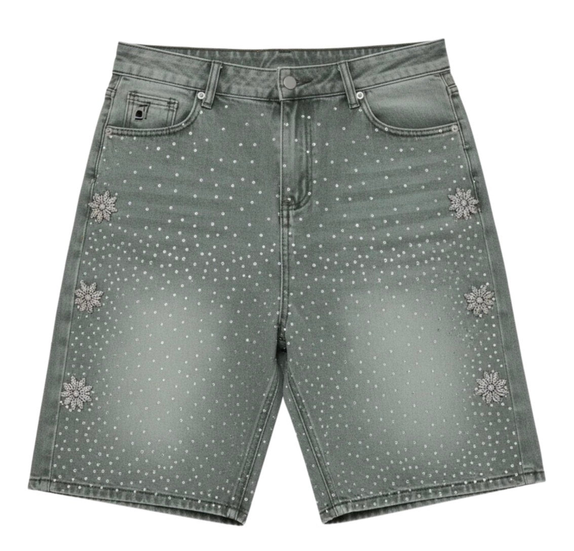 Fraternal ‘Astro’ Grey Jean Shorts