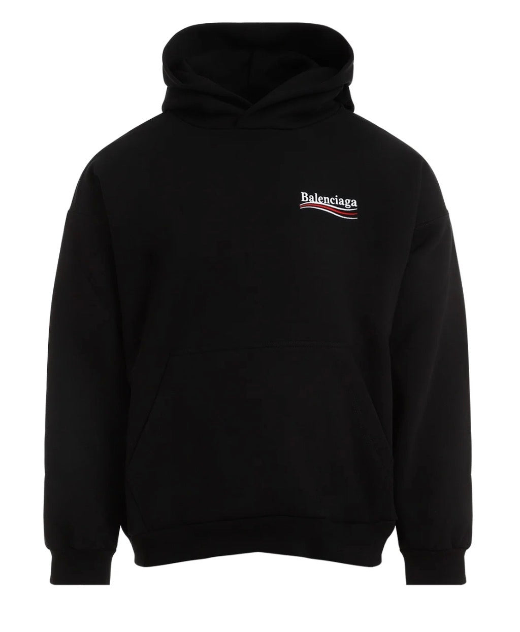 Balenciaga Campaign Logo Black Hoodie