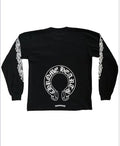 Chrome Hearts Black Horseshoe Longsleeve Tee