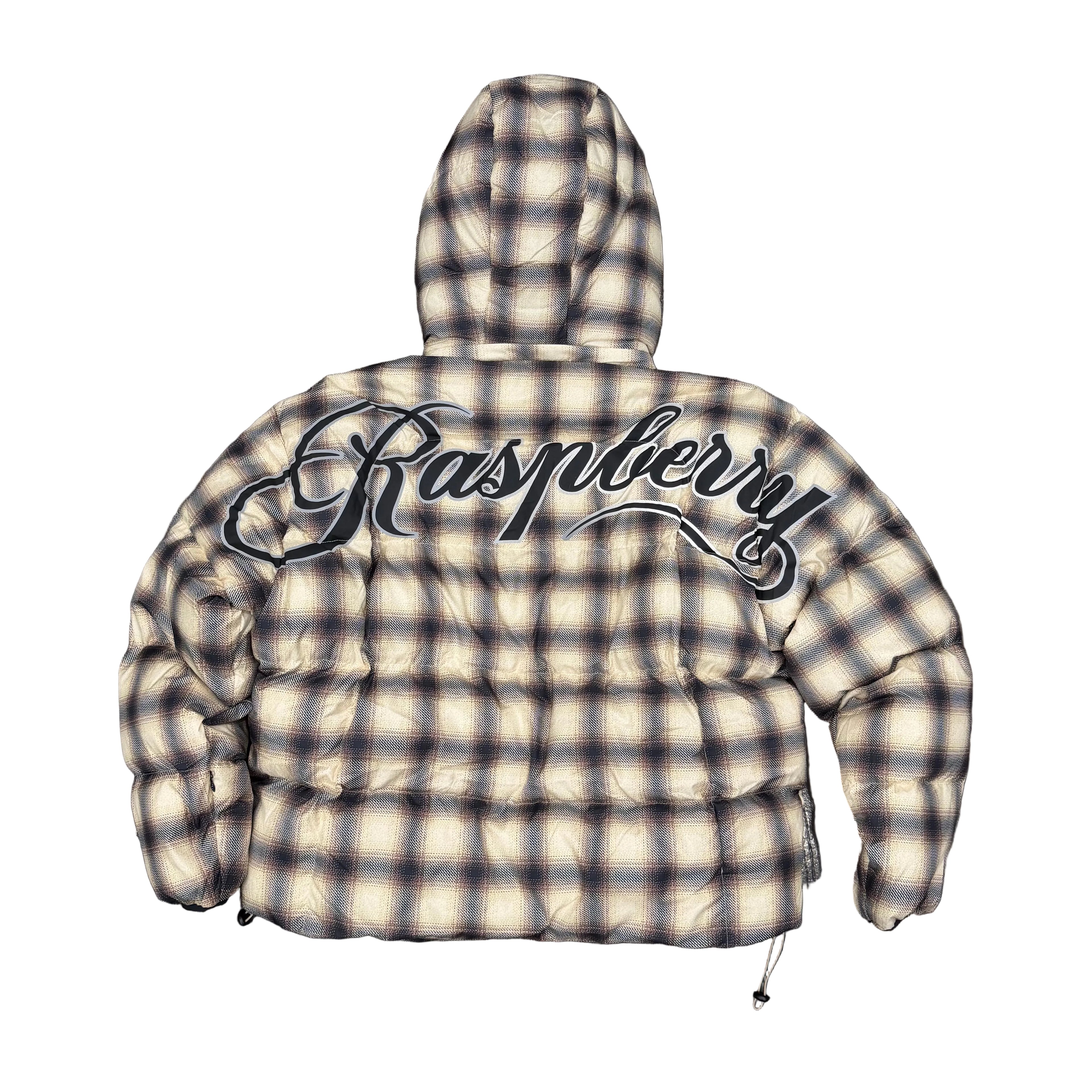 GV Raspberry Hills Plaid Puffer Jacket