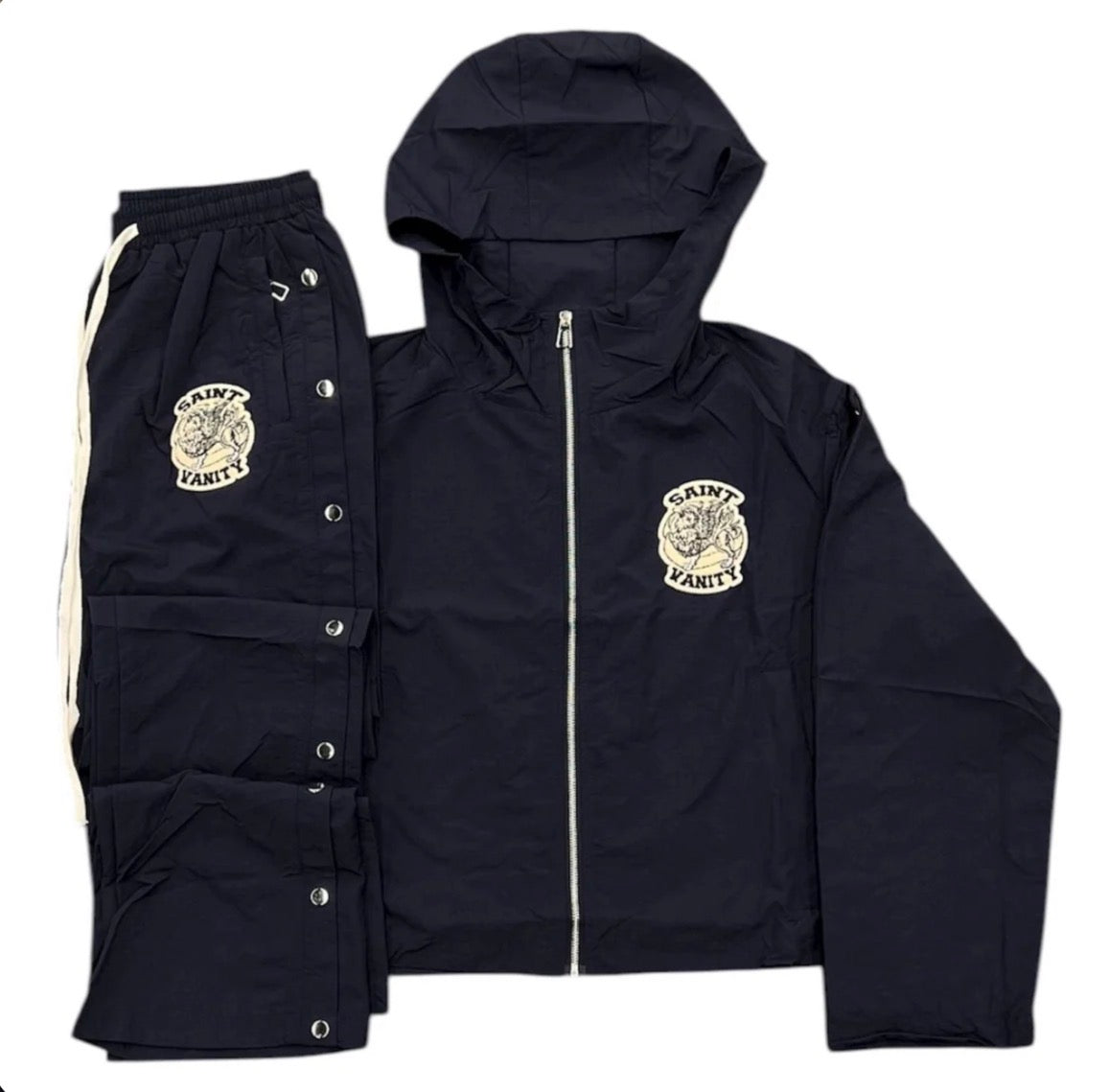 Saint Vanity ‘Nylon Windbreaker ‘Sets Navy
