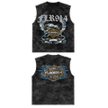 Floor 914 Skystricker Black Wash Sleeveless Tee