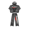 RoughPlay Zip Up Sweatsuit Grey/Red
