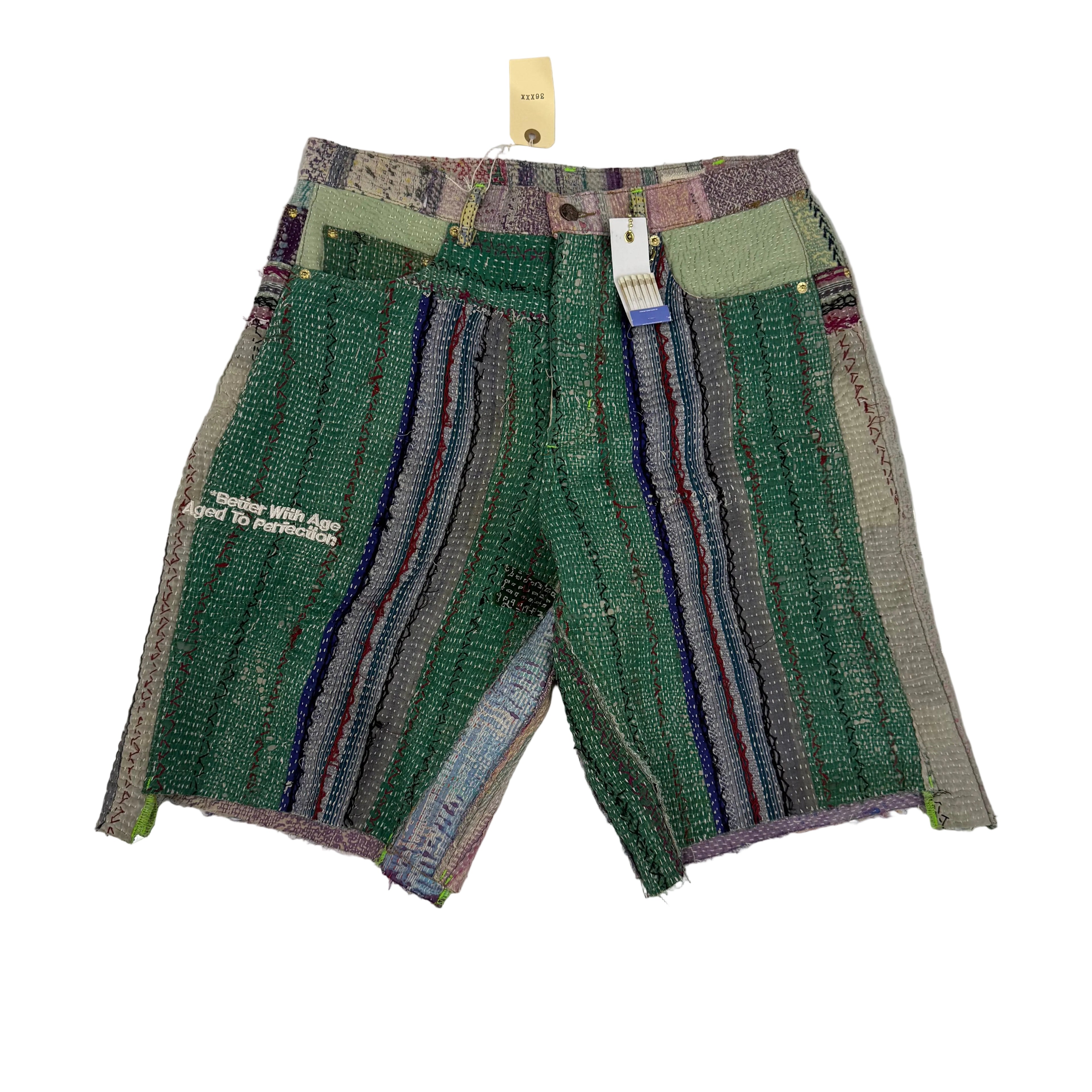 Better With Age ‘Issac Quilted’ Multicolor Shorts