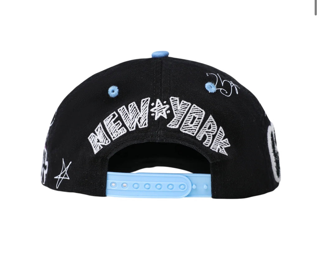 Lost Intricacy ‘Canva NY’ Hat Black