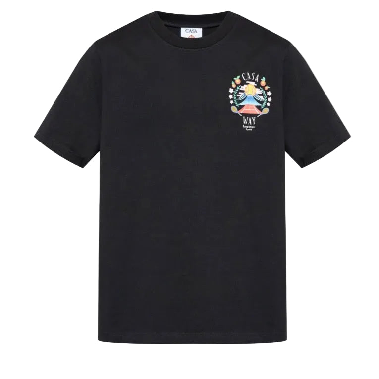 Casablanca Casa Way Mountain Tee Black