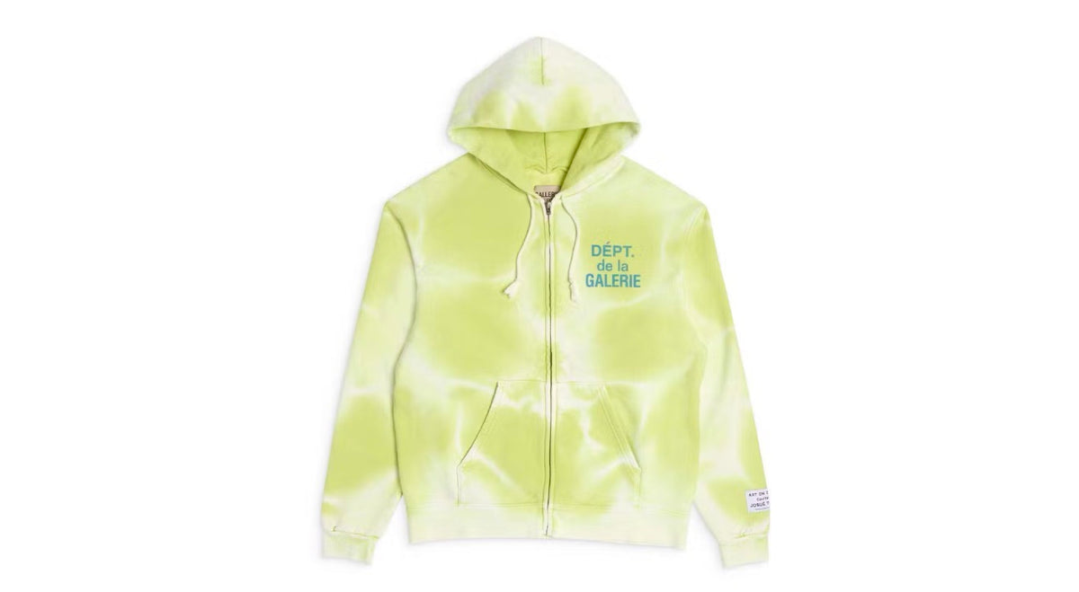 Gallery Dept French Lime Green Zip Up